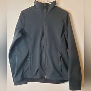 Womens Nike ACG Softshell Jacket Fleece Lined Size Large Black